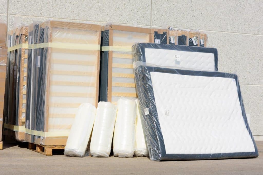 spacce saving way to store a mattress