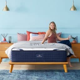 A picture showing the bed