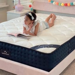 A picture showing the bed