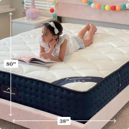 A picture showing the bed