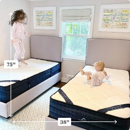 A picture showing the bed