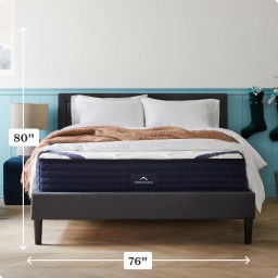 A picture showing the bed