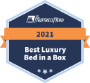 Mattress Nerd - Best Luxury Bed In A Box 2021 badge for DreamCloud