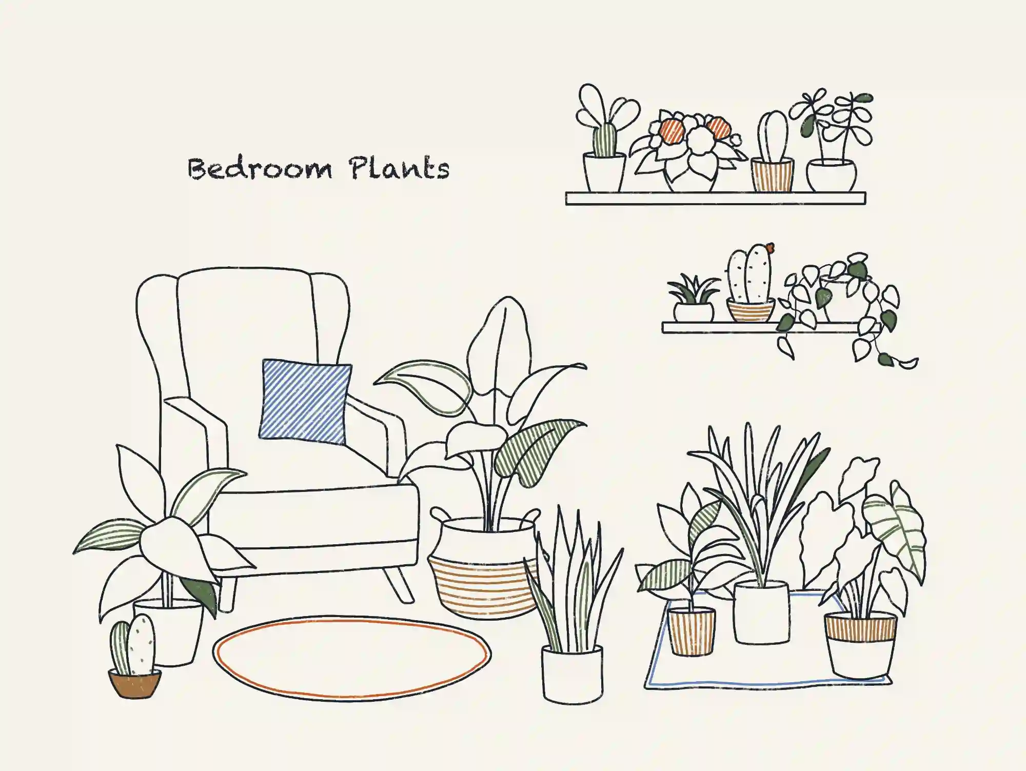 Illustration of Best Bedroom Plants