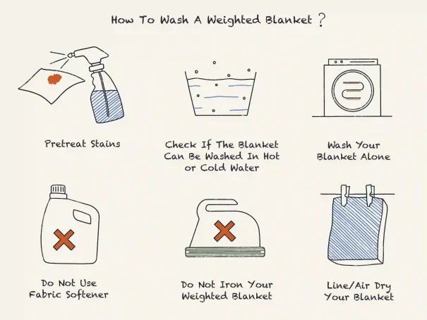 How to Wash a Weighted Blanket Step by Step?
