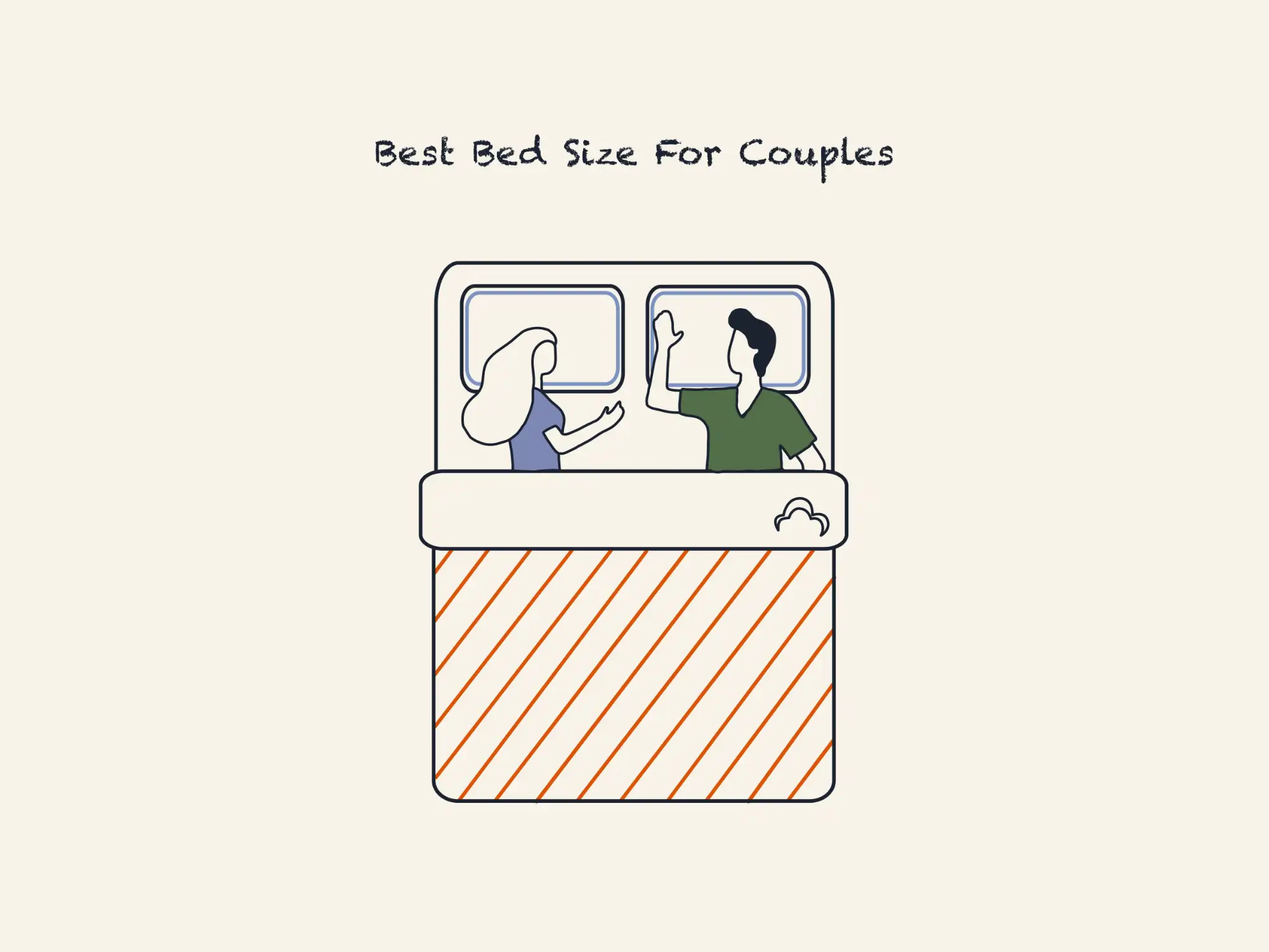 Illustration of Best bed size for couples mattress comparison