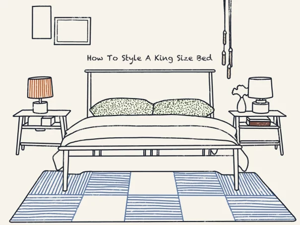 How to Style a King Size Bed?
