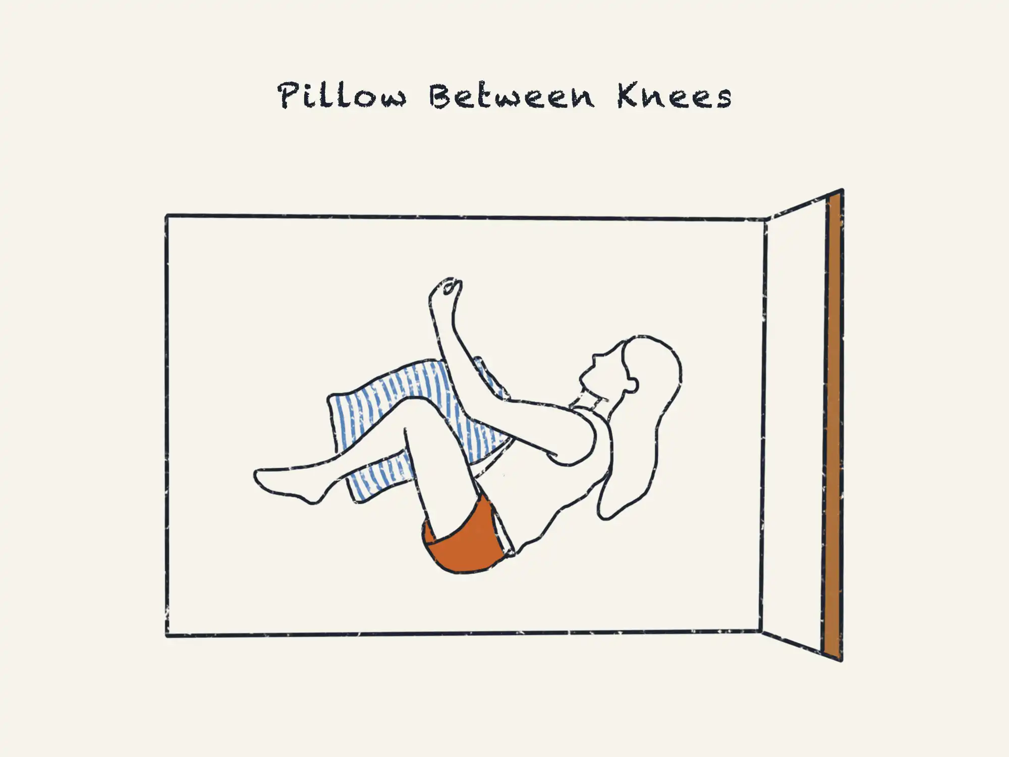 pillow between knees
