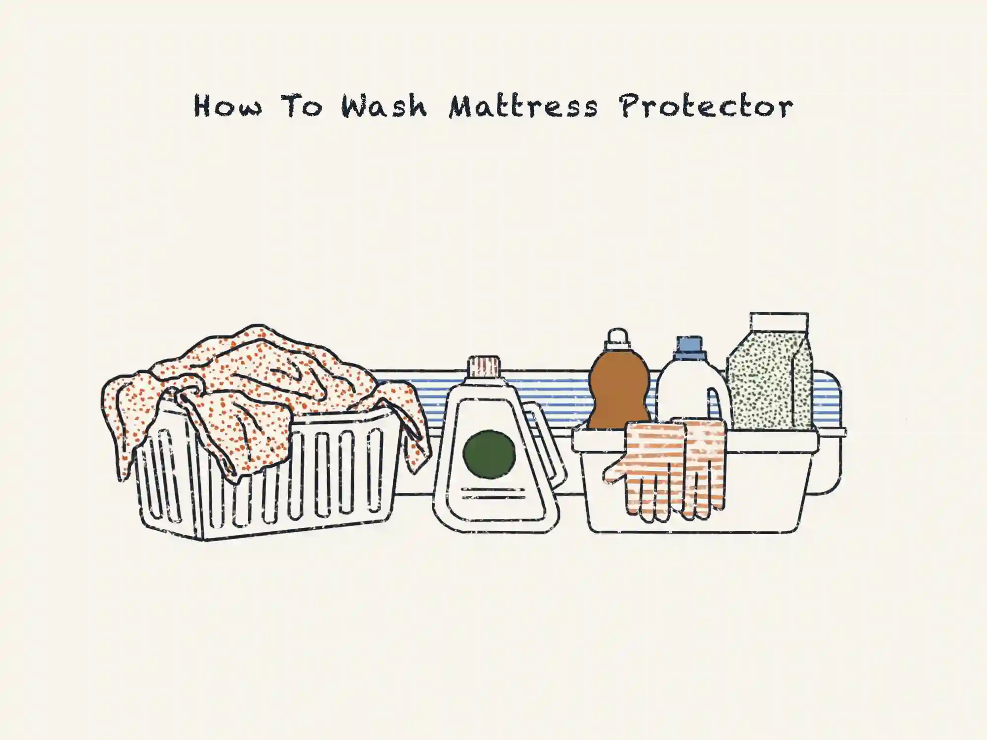 how to wash mattress protector
